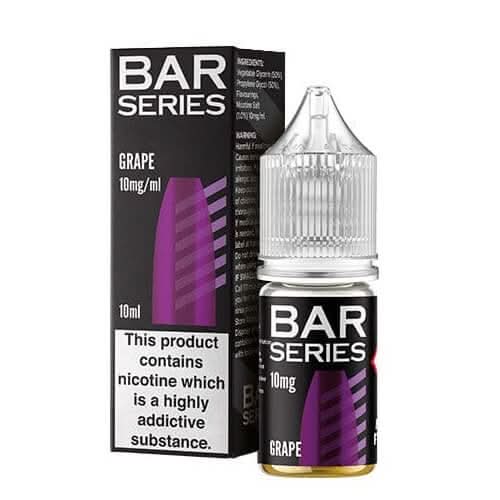 Bar Series Nic Salt 10ml E-Liquid | Pack of 10 -Grape