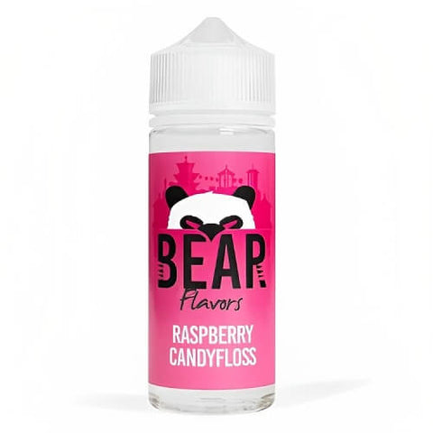 Bear Flavors Shortfill 100ml E Liquid - Eliquid Base-Raspberry & Candyfloss