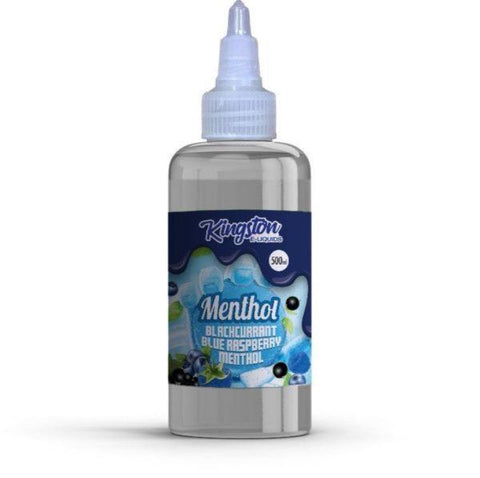 Blackcurrant, Blue Rasberry & Menthol E-Liquid By Kingston 500ml - Eliquid Base