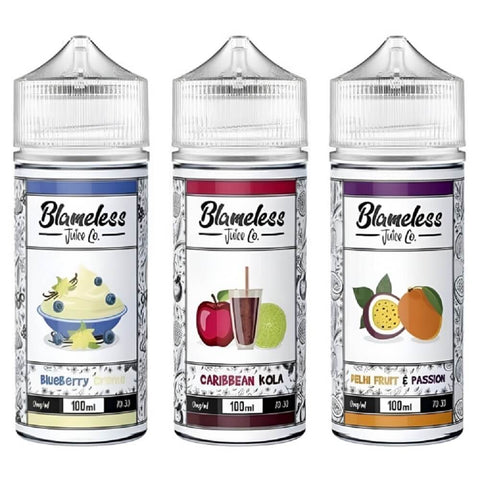 Blameless Juice Co Shortfill 100ml E-Liquid - Eliquid Base-Blueberry Creme