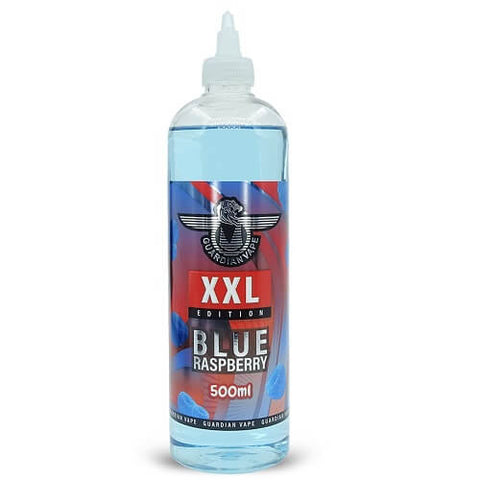 Blue Raspberry 500ml E-Liquid by Guardian Vape XXL Edition - Eliquid Base