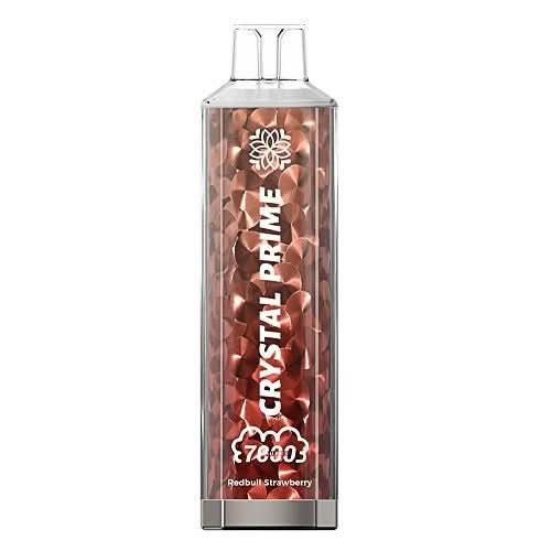 Crystal Prime 7000 Puffs Disposable Vape Device -Redbull Strawberry