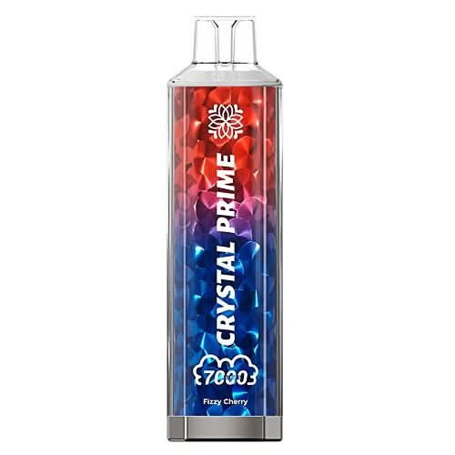 Crystal Prime 7000 Puffs Disposable Vape Device -Fizzy Cherry