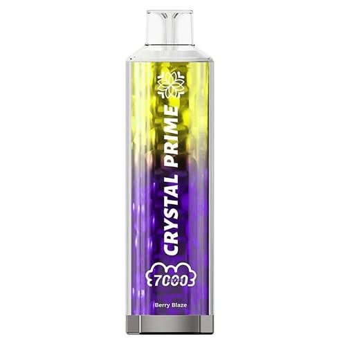 Crystal Prime 7000 Puffs Disposable Vape Device -Berry Blaze