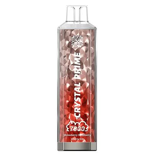 Crystal Prime 7000 Puffs Disposable Vape Device -Strawberry Raspberry Cherry Ice