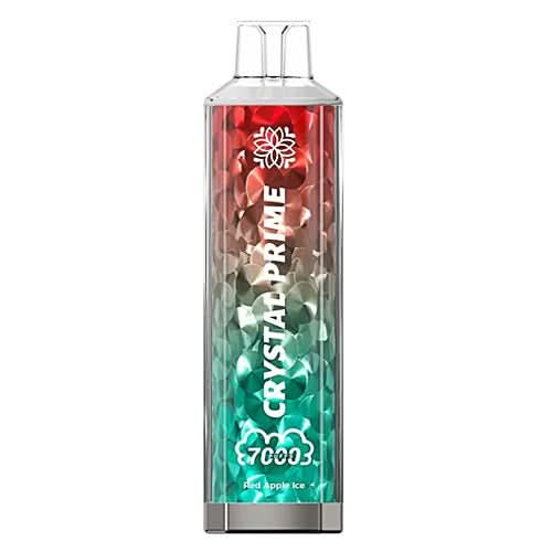 Crystal Prime 7000 Puffs Disposable Vape Device -Red Apple Ice
