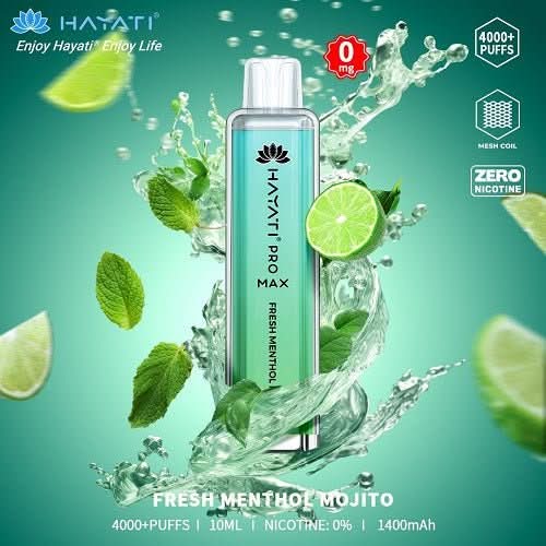 Hayati Pro Max 4000  Disposable -Fresh Menthol Mojito