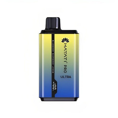 Box of 10 Hayati Pro ultra 15000 Puff Disposable Device - Eliquid Base-Blueberry Raspberry Lemon