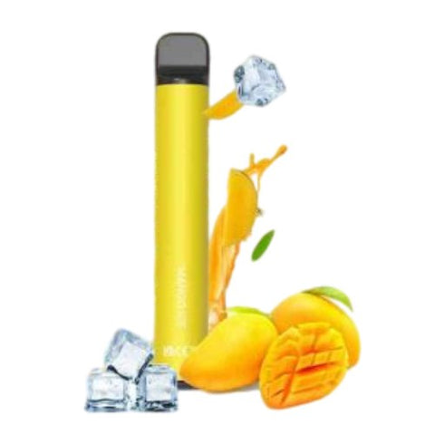 Box of 10 Mckesse Bar 600 Disposable Vape Pod Device - Eliquid Base-Mango Ice