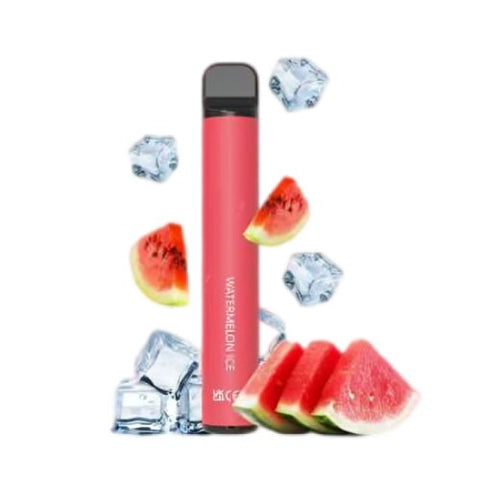 Box of 10 Mckesse Bar 600 Disposable Vape Pod Device - Eliquid Base-Watermelon Ice