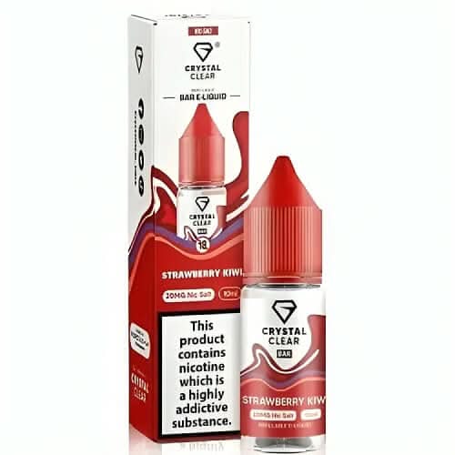 Crystal Clear 10ml Nic Salt - Pack of 10 - Strawberry Kiwi