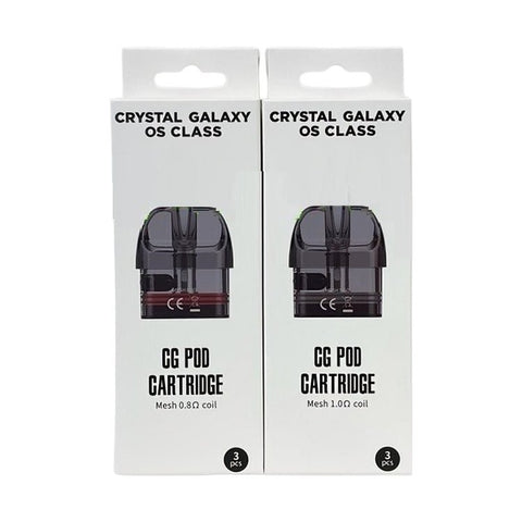 Crystal Galaxy OS Class Pod - Pack of 3 - Eliquid Base-MESH 1.0 ohm