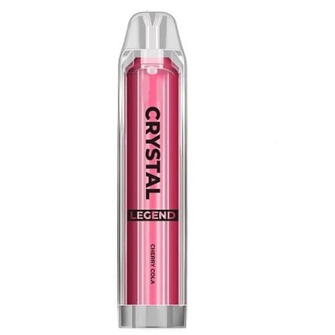 Crystal Legend 4000 Disposable Vape Pod - Zero Nicotine - Eliquid Base-Cherry Cola
