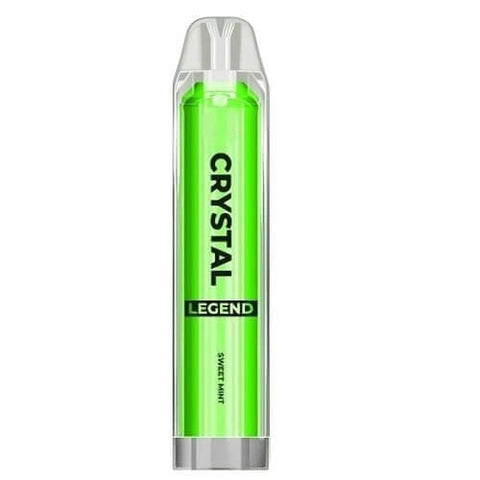 Crystal Legend 4000 Disposable Vape Pod - Zero Nicotine - Eliquid Base-Sweet Mint