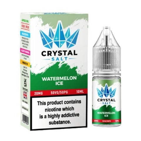 Crystal Salt 10ml Nic Salt E-Liquid - Pack of 10 - Eliquid Base-Watermelon Ice