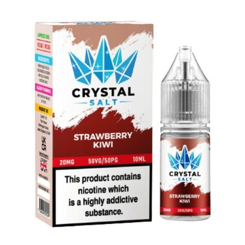 Crystal Salt 10ml Nic Salt E-Liquid - Pack of 10 - Eliquid Base-Strawberry Kiwi