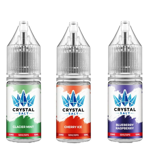Crystal Salt 10ml Nic Salts E-Liquids - Pack of 10 - Eliquid Base-Berry Crush