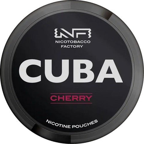 Cuba Nicotine Pouches Nicopods - Pack of 10 - Eliquid Base-Cherry