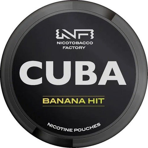 Cuba Nicotine Pouches Nicopods - Pack of 10 - Eliquid Base-Banana Hit