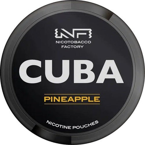 Cuba Nicotine Pouches Nicopods - Pack of 10 - Eliquid Base-Pineapple