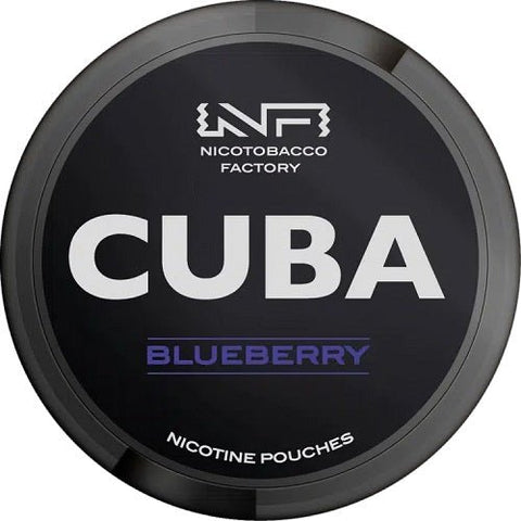 Cuba Nicotine Pouches Nicopods - Pack of 10 - Eliquid Base-Blueberry