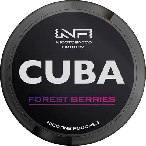 Cuba Nicotine Pouches Nicopods - Pack of 10 - Eliquid Base-Forrest Berries