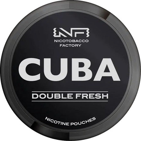 Cuba Nicotine Pouches Nicopods - Pack of 10 - Eliquid Base-Double Fresh