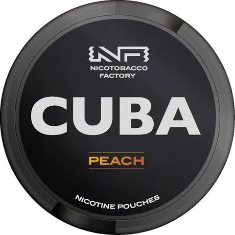 Cuba Nicotine Pouches Nicopods - Pack of 10 - Eliquid Base-Peach