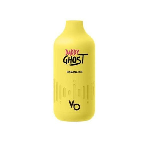 Daddy Ghost 6000 Disposable Vape Pod Device - Eliquid Base-Banana Ice
