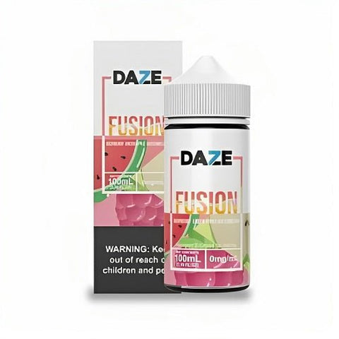 Daze Fusion 100ml Shortfill E-Liquid - Eliquid Base-Raspberry Green Apple Watermelon