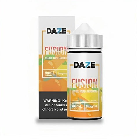 Daze Fusion 100ml Shortfill E-Liquid - Eliquid Base-Orange Yuzu Tangerine
