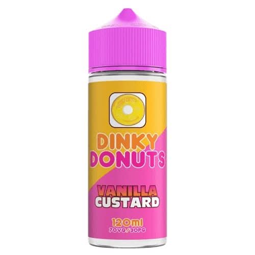 Dinky Donuts Shortfill 100ml E-Liquid - Vanilla Custard
