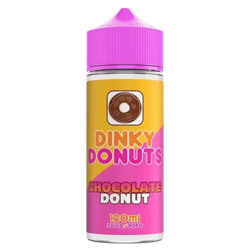Dinky Donuts Shortfill 100ml E-Liquid - Chocolate Donut