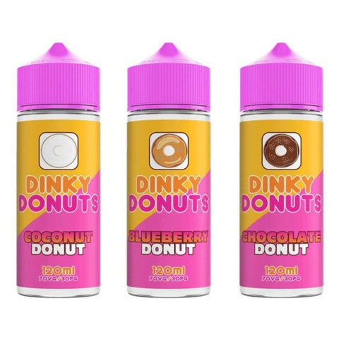 Dinky Donuts Shortfill 100ml E-Liquid - Eliquid Base-Blueberry Donut