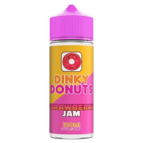 Dinky Donuts Shortfill 100ml E-Liquid- Strawberry Jam