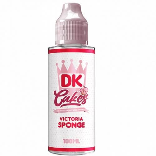 DK Cakes Shortfill 100ml E-Liquid - Victoria Sponge