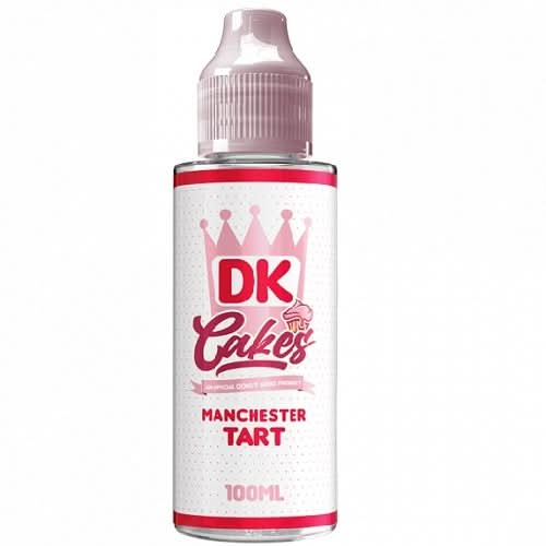 DK Cakes Shortfill 100ml E-Liquid - Manchester Tart