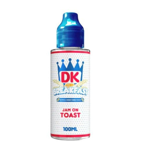 Donut King Breakfast 100ml Shortfill E-liquid - Eliquid Base-Jam On Toast