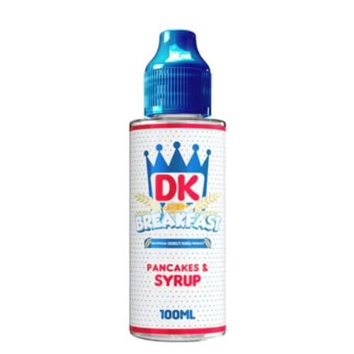 Donut King Breakfast 100ml Shortfill E-liquid -Pancakes & Syrup