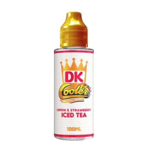 Donut King Cooler 100ml Shortfill E-liquid - Lemon & Strawberry Iced Tea