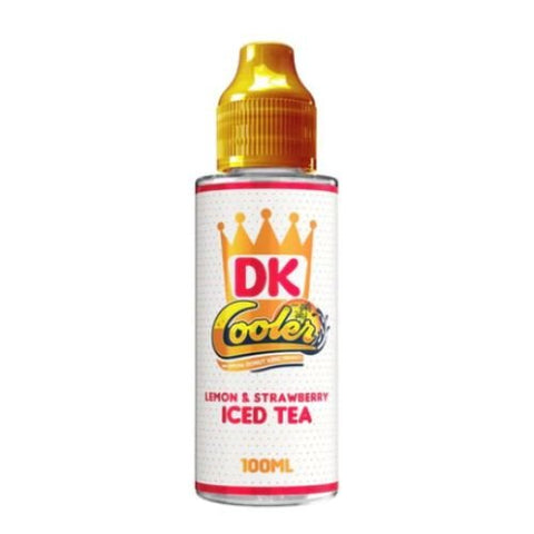 Donut King Cooler 100ml Shortfill E-liquid - Eliquid Base-Lemon & Strawberry Iced Tea