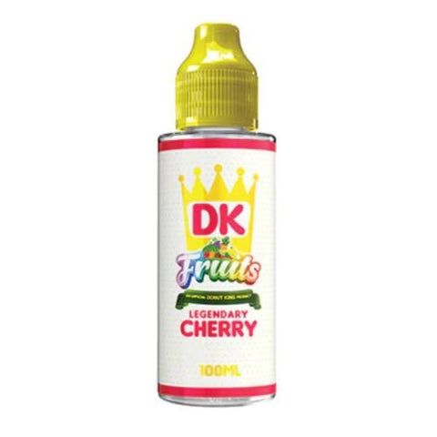 Donut King Fruits 100ml Shortfill E-liquid - Eliquid Base-Legendary Cherry