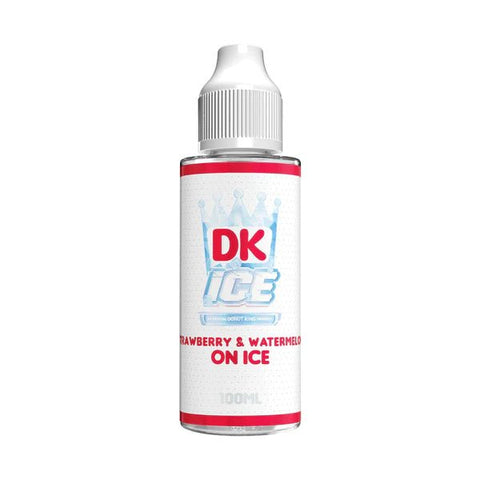 Donut King Ice 100ml Shortfill E-Liquid - Eliquid Base-Strawberry & Watermelon On Ice