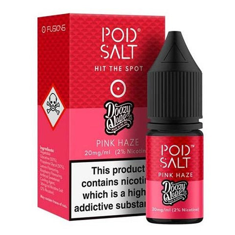 Doozy Vape 10ml Nic Salts E-Liquid (3x) - Eliquid Base-Pink Haze Pod Salt