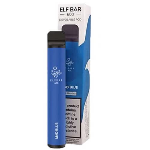 ELF BAR 600 DISPOSABLE VAPE POD  -Mad Blue