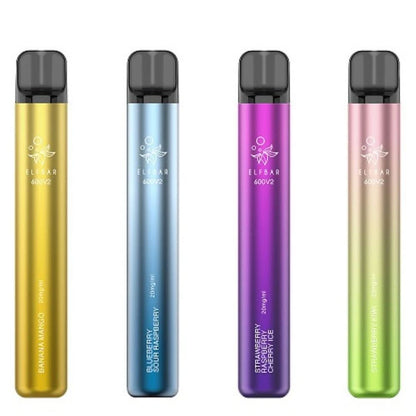 Elf Bar 600 V2 Disposable Vape 20MG 