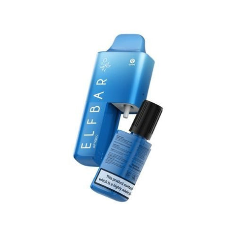 Elf Bar AF5000 Disposable Vape Pod Device Pack of 3 - Eliquid Base-Blueberry Sour Raspberry