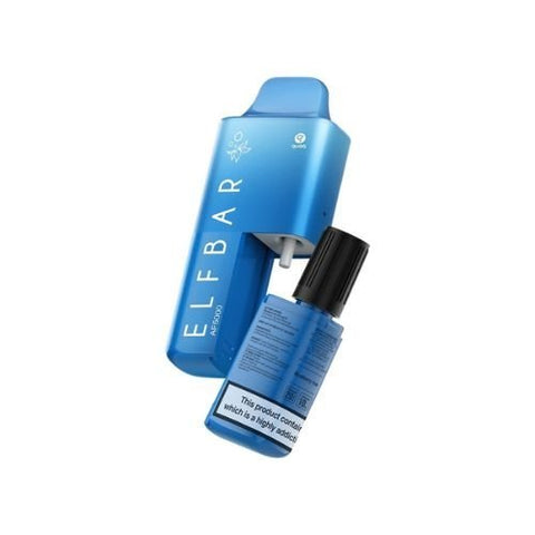 Elf Bar AF5000 Disposable Vape Pod Device Pack of 3 - Eliquid Base-Blueberry Ice