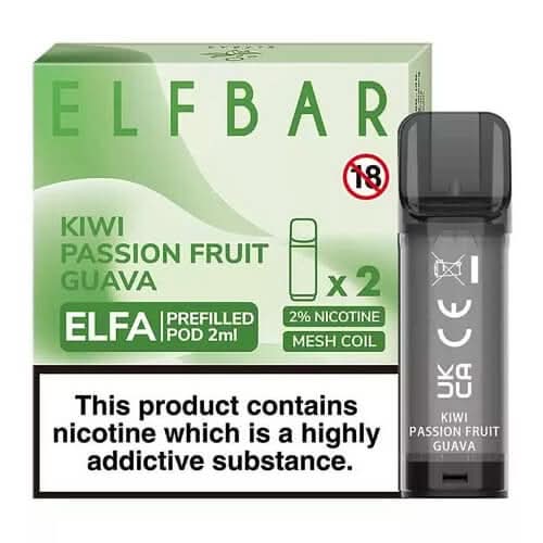 Elf Bar Elfa Pre-Filled Pod -Kiwi Passion Fruit Guava