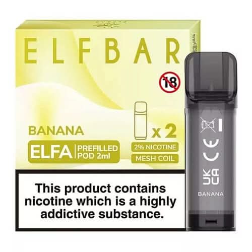 Elf Bar Elfa Pre-Filled Pod -Banana